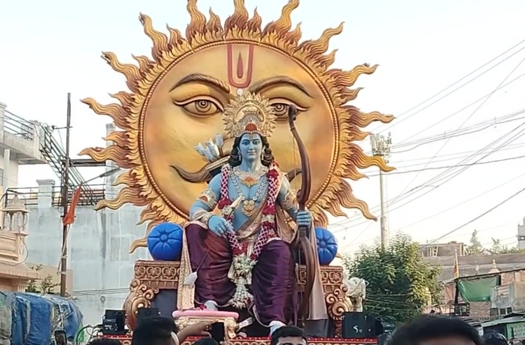 ગૌરક્ષા સેવા સમિતિ દ્વારા રામનવમીના પાવન પર્વ નિમિત્તે રામજીની ભવ્ય શોભાયાત્રા યોજાઈ