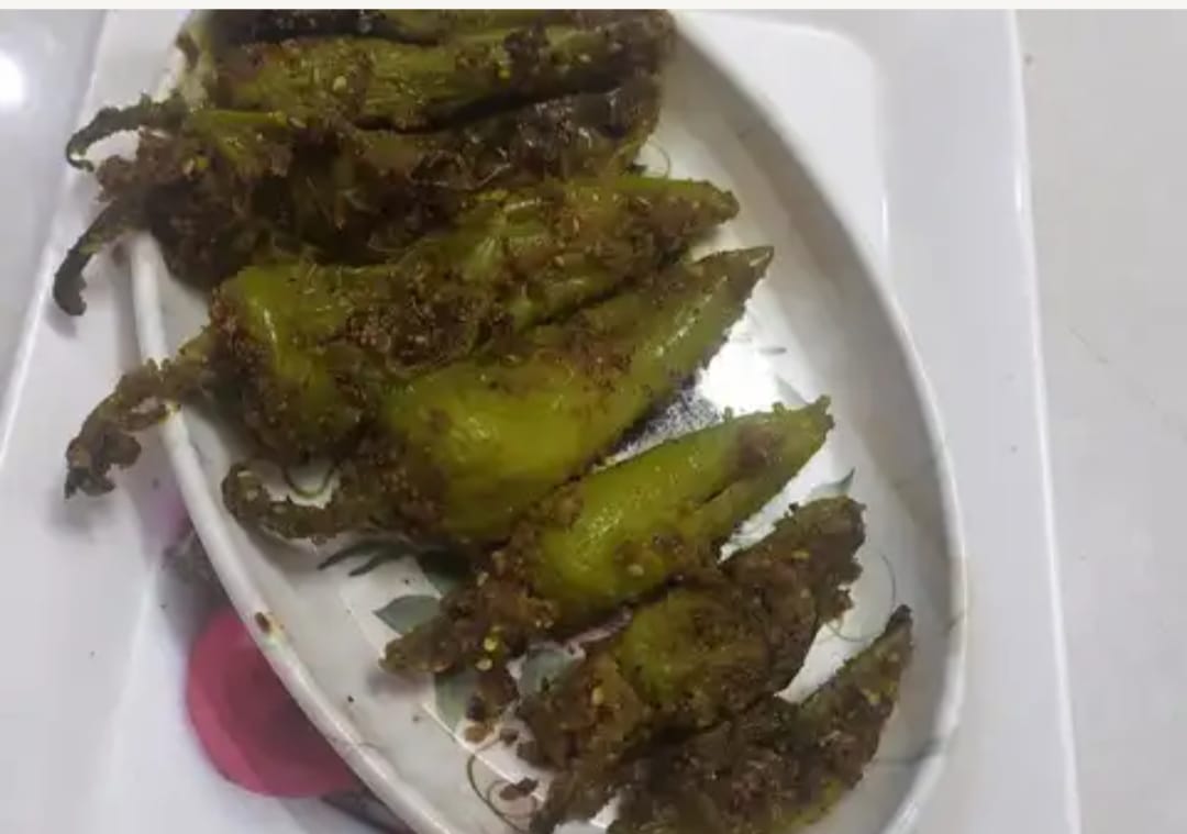 અવનવી વાનગી : ભરેલા મરચાનું શાક બનાવવાની રીત