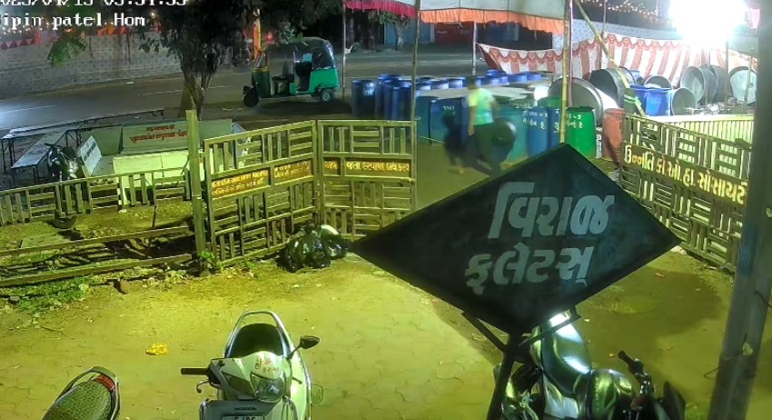 હનુમાન જયંતિ નિમિતે ભંડારામાં મુકેલા વાસણોની ચોરી થઈ 