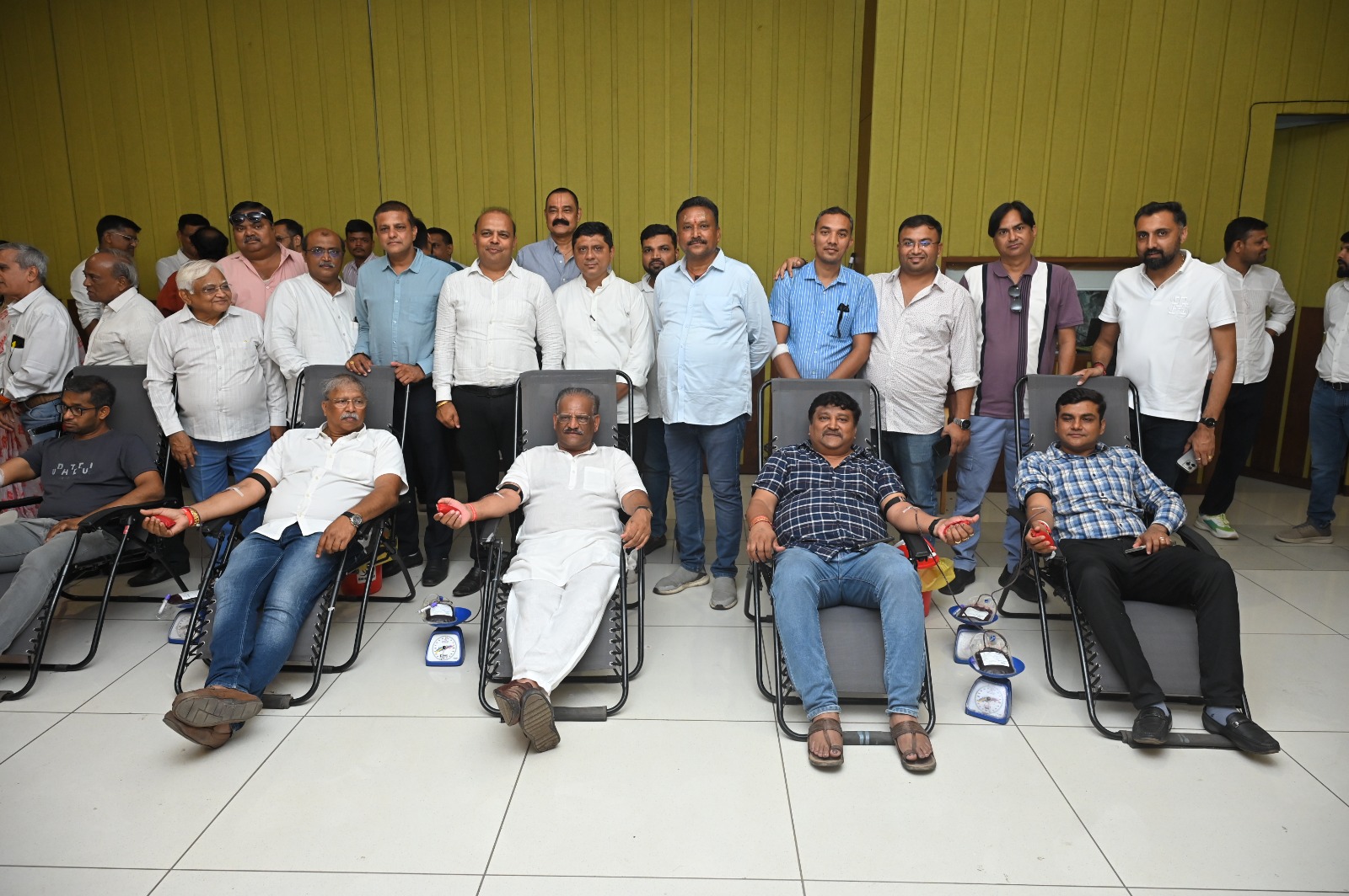 જગદ્દ ગુરૂ શ્રીમદ્ વલ્લભાચાર્ય મહાપ્રભુજીના ૫૪૮ માં પ્રાગટય દિને આયોજિત રક્તદાન શિબિર