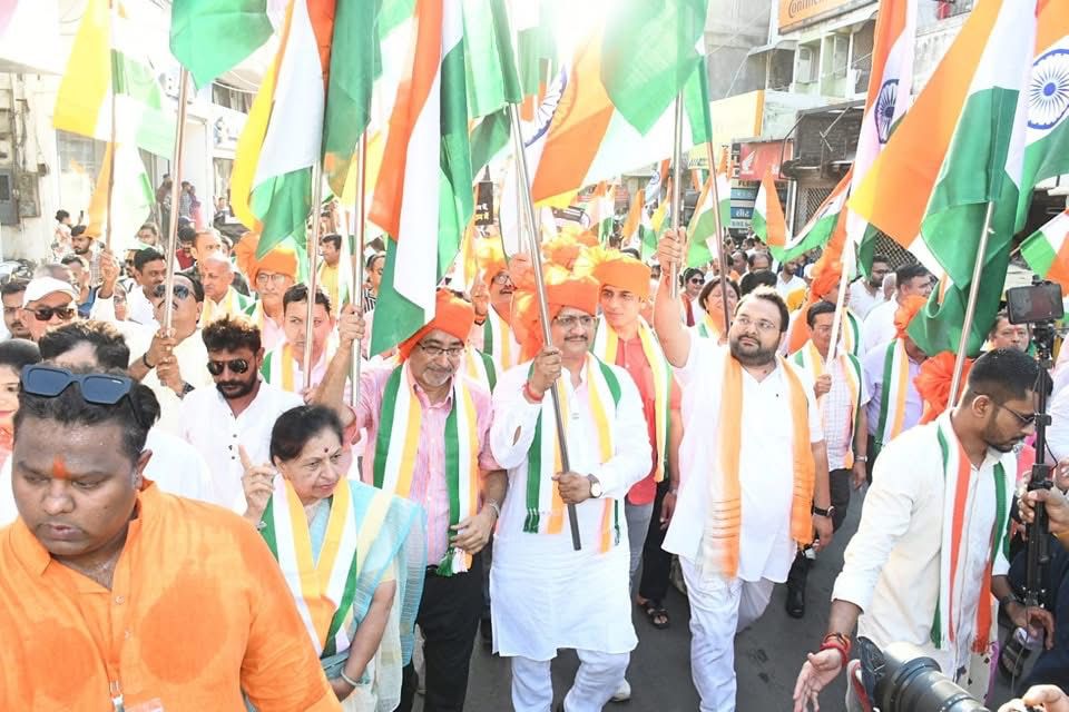 ભારતીય સેનાએ ઓપરેશન સિંદૂર દ્વારા માઁ ભારતને તથા તિરંગાને અપાવેલા ગૌરવને વધાવવા દેશભરમાં તિરંગા યાત્રાનું આયોજન