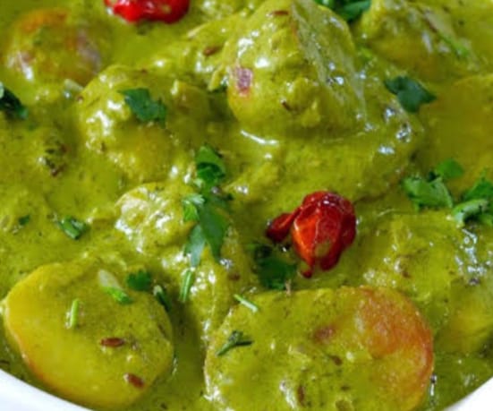 અવનવી વાનગી : ગ્રીન બટાકી બનાવવાની રીત