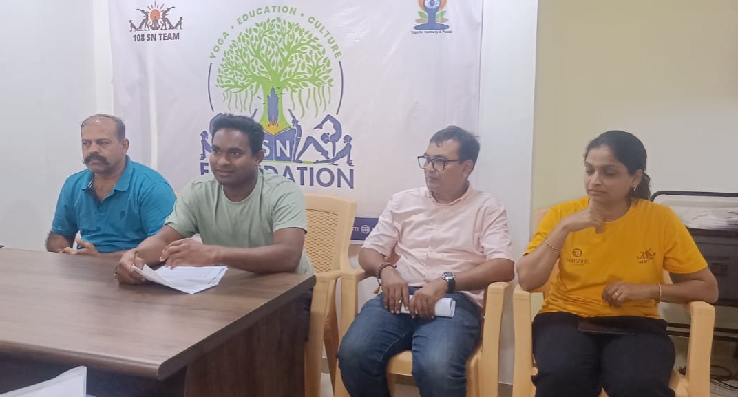વડોદરામાં યોગ દિવસની અનોખી ઉજવણી : સર્પાકાર સૂર્ય નમસ્કાર સાથે અનૂઠી યોગ યાત્રા