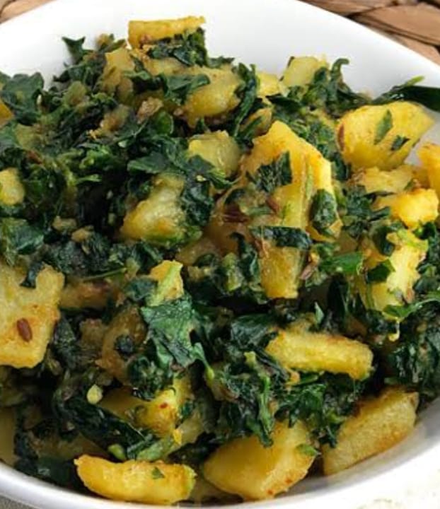 અવનવી વાનગી : મેથી - બટાકા શાક બનાવવાની રીત