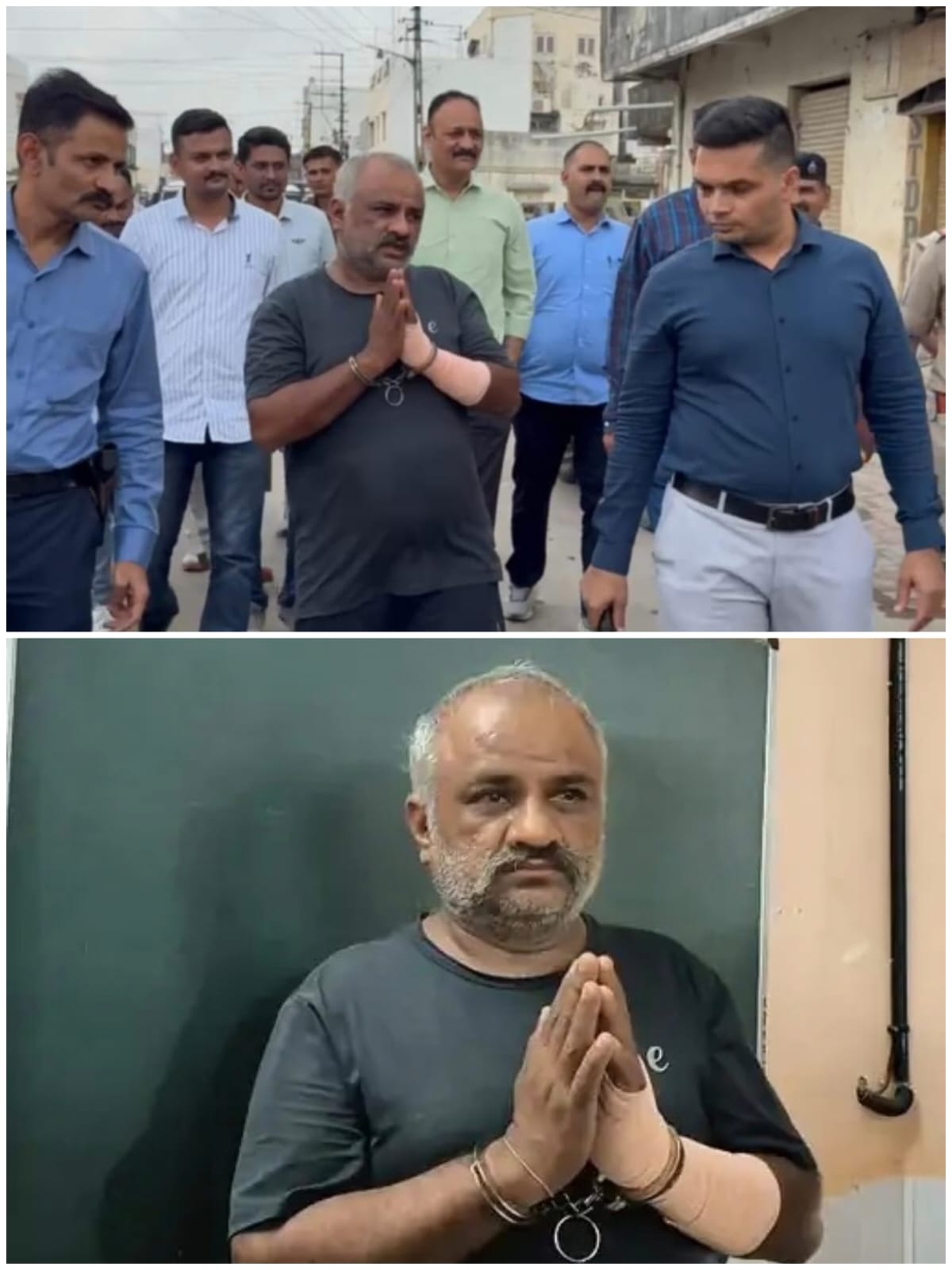 પોલીસની 2 ગાડીઓને ટક્કર મારી છતાં જૂનાગઢ પોલીસે કાળા દેવરાજને દબોચી લીધો