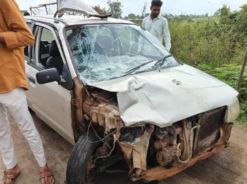 કાર અને બાઇક વચ્ચે થયેલી જોરદાર ટક્કરમાં 7 લોકોના મૃત્યુ