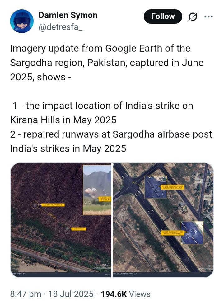 ભારતે વ્યૂહાત્મક રીતે પાક.ના પરમાણુ સ્થાનને નિશાન બનાવ્યું હતું