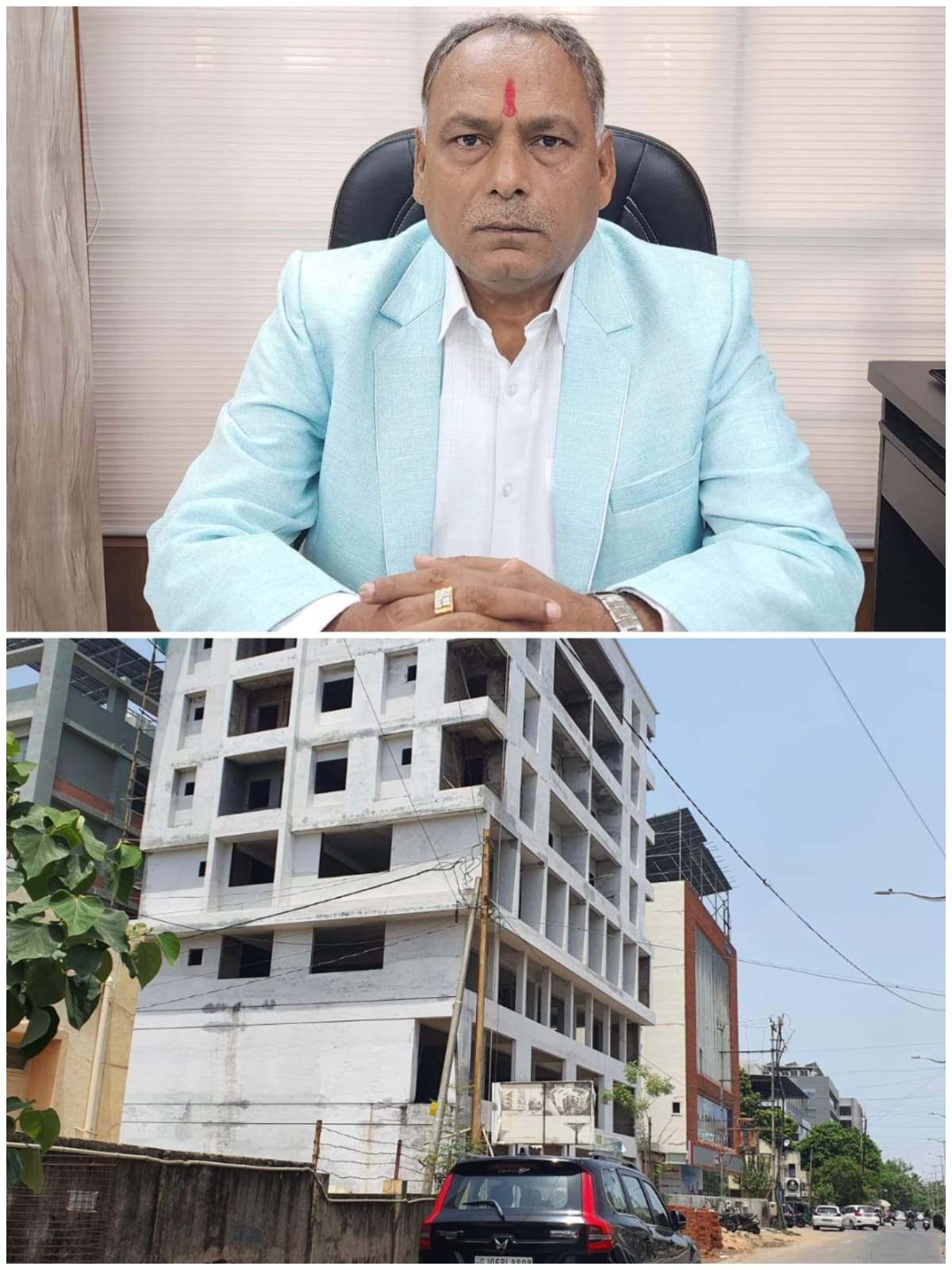 ઉર્મી સોસાયટી ચાર રસ્તા નજીક રજાચિઠીમાં રીવાઈઝડ વાણીજ્ય એન.એ.હુકમ રજૂ ન હોવા છતા વિકાસ પરવાનગી આપવામાં આવી