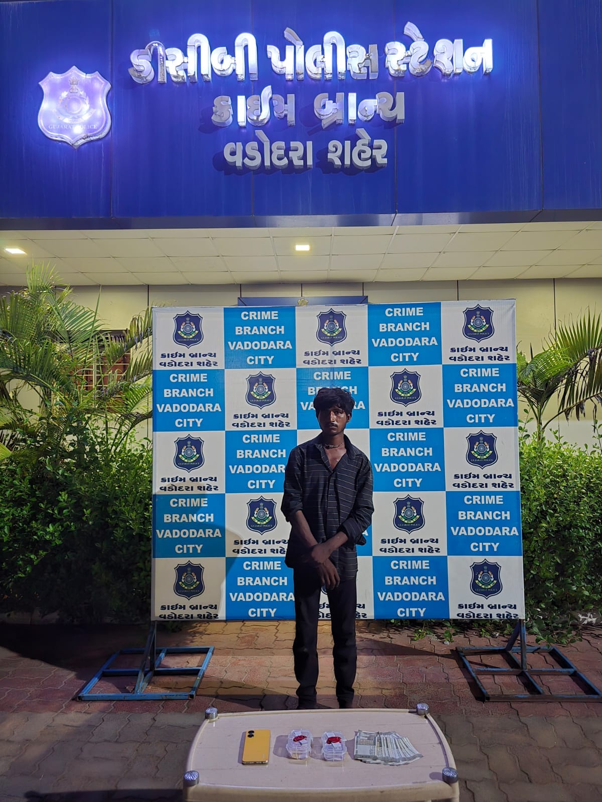 વડોદરા ક્રાઇમ બ્રાન્ચે બંધ મકાનમાં ચોરી કરનાર રીઢા આરોપીને ઝડપ્યો 