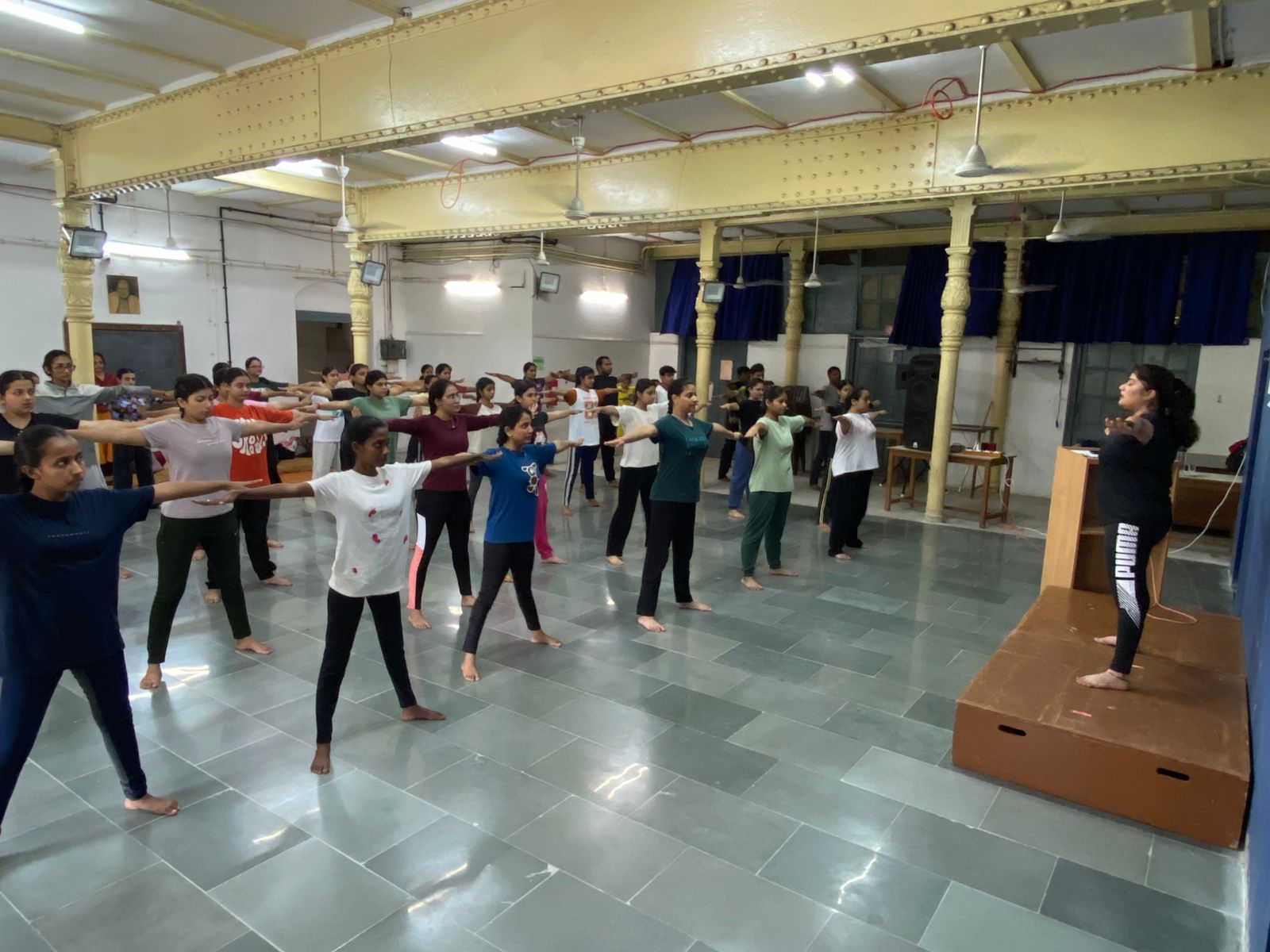 પરફોર્મિંગ આર્ટ્સ ફેકલ્ટી એક દિવસીય પીલાટિસ વર્કશોપ