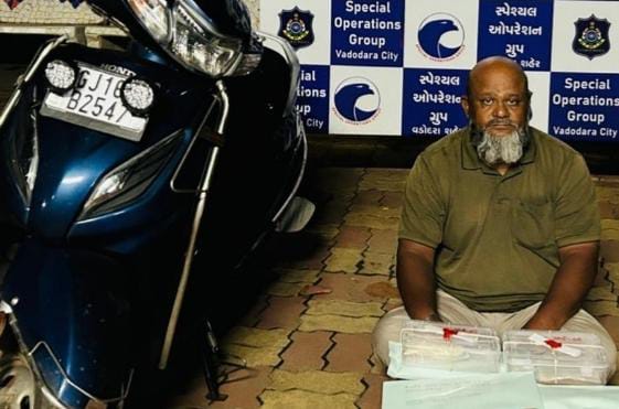 ભરૂચથી 9 લાખનું MD ડ્રગ્સ લઇ વડોદરામાં ડિલિવરી આપવા આવેલા વ્યક્તિને પોલીસે ઝડપી પાડ્યો