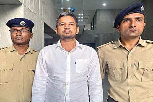 કેસમાં સ્ટેટ મોનિટરિંગ સેલના કોન્સ્ટેબલ સાજણની સંડોવણી કેસમાં પાંચ દિવસના રિમાન્ડ મેળવ્યા 