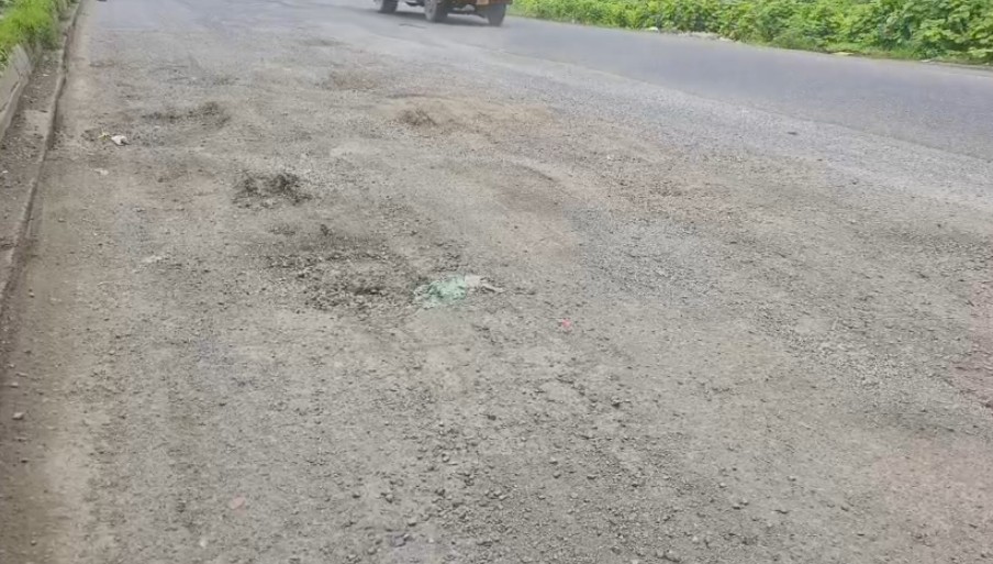 વડોદરા શહેર ફરતે નેશનલ હાઇવે નંબર 48 ની બિસ્માર હાલત