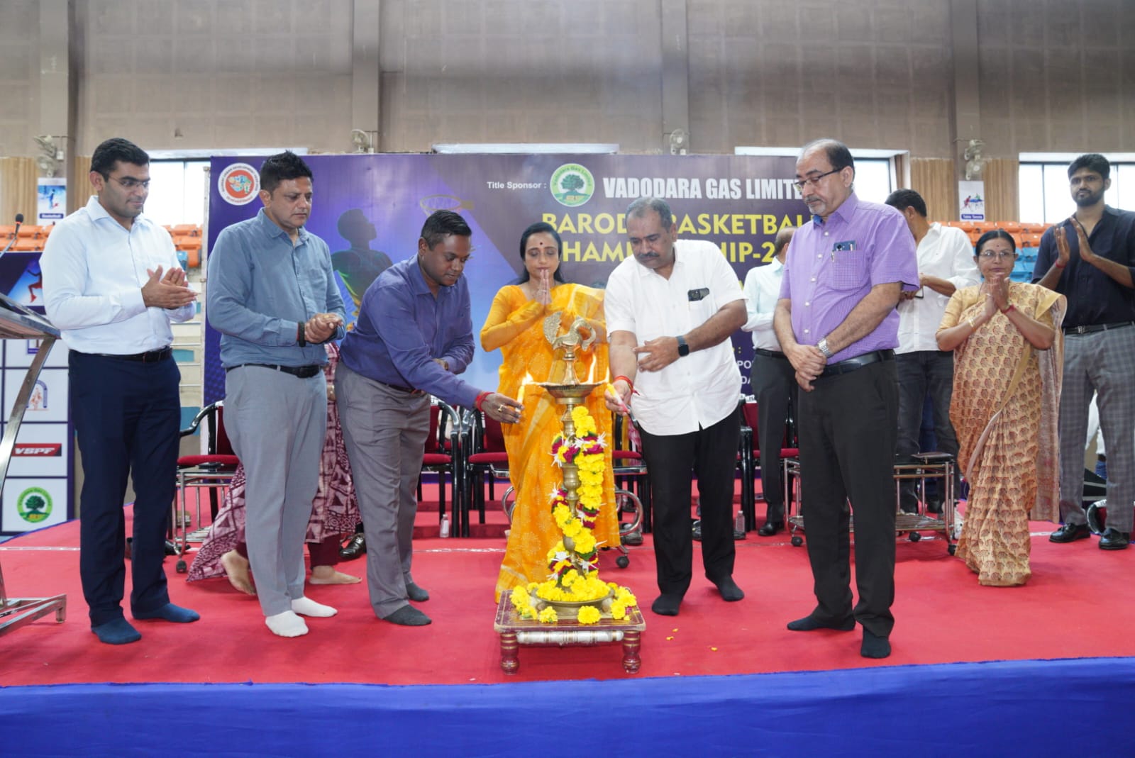 જિલ્લા કક્ષાની બાસ્કેટબોલ ચેમ્પિયનશીપની શરુઆત 