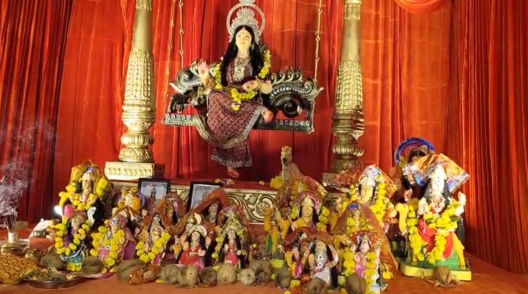 ગોરવા સ્થિત દશામાં મંદિર ખાતે આરતીનું આયોજન 