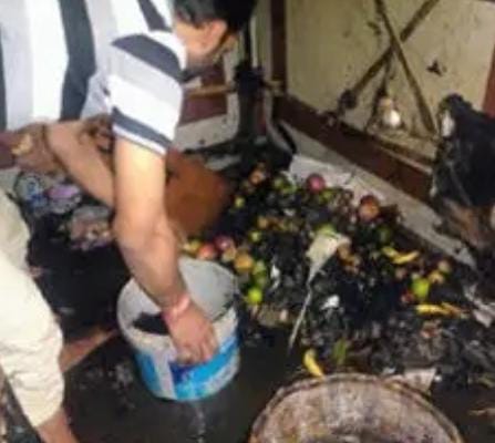 ઐતિહાસિક આત્મવિશ્વેશ્વર મહાદેવ મંદિરમાં શનિવારે આગ લાગી