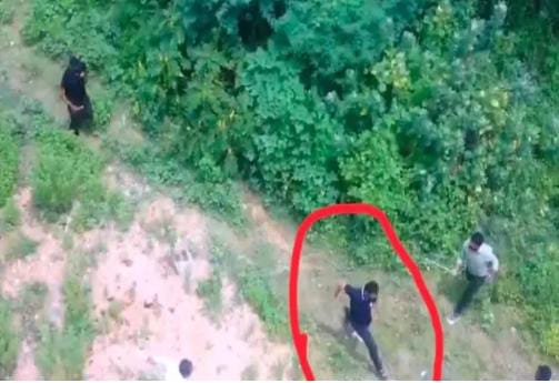 વોન્ટેડ આરોપીને સમતા વિસ્તારની ઝાડીઓમાંથી ડ્રોન કેમેરાનો ઉપયોગ કરી ઝડપી પાડયો