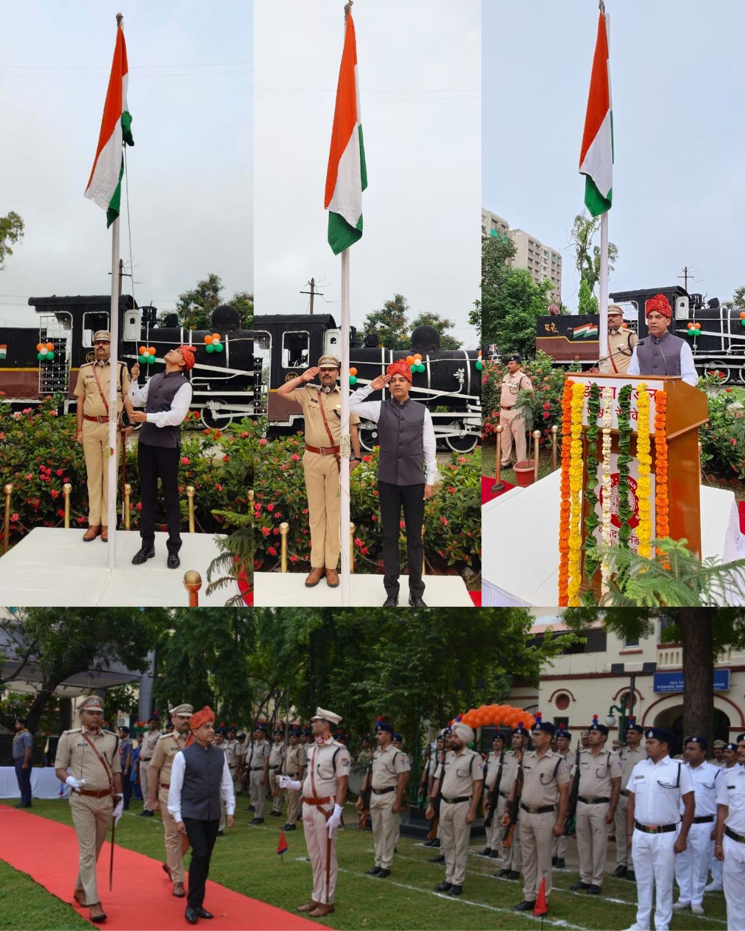 પશ્ચિમ રેલવેના વડોદરા ડિવિઝનમાં 79મા સ્વતંત્રતા દિવસની ઉત્સાહભેર ઉજવણી કરવામાં આવી