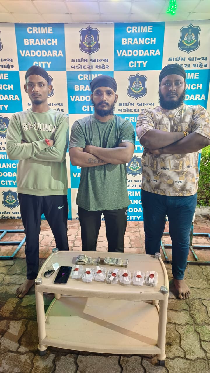 મોરબીમાં ચોરી કરીને વડોદરા આવી ભાગ પાડી રહેલા 3 રીઢા તસ્કર ઝડપાયા 