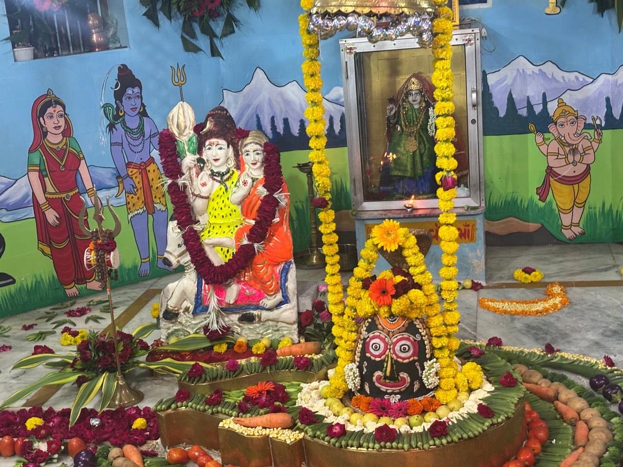 શ્રાવણના અંતિમ સોમવારે રામેશ્વર મહાદેવ મંદિરે ઘીના કમળ-શાકભાજીનો મનોરથ