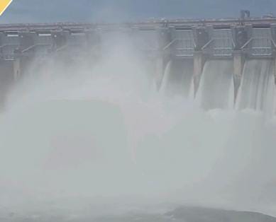 ઉકાઈ ડેમની જળસપાટી 335.65 પહોંચી,તાપીમાં પાણી છોડાયું