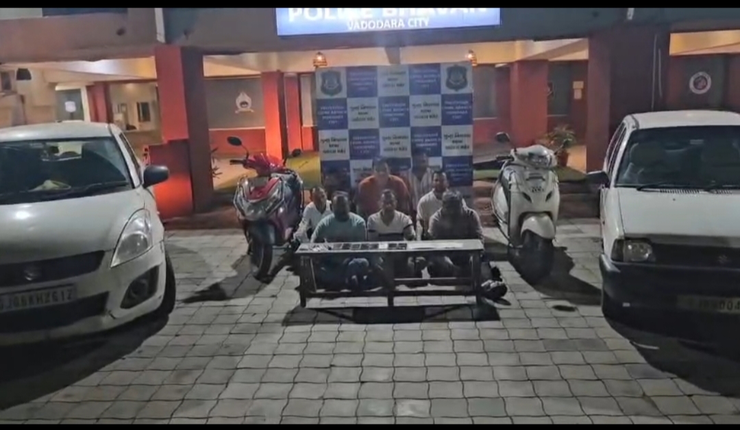 હોટેલમાં ધમધમતા જુગાર ધામ પર પોલીસની રેડ