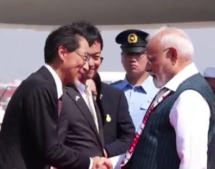 વડાપ્રધાન મોદી બે દિવસ જાપાનમાં રહેશે: ટોક્યોના હાનેડા એરપોર્ટ પર  સ્વાગત કરવામાં આવ્યું 