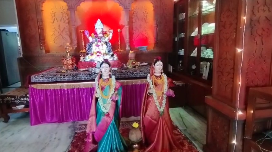 ગણપતિ આગમનના ત્રીજા દિવસે મા ગૌરીનું આગમન થાય છે