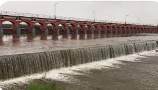 આજવા સરોવરની સપાટી 213. 46 નોંધાઈ,  62 દરવાજા થી ઉપર પાણી છોડાયુ 