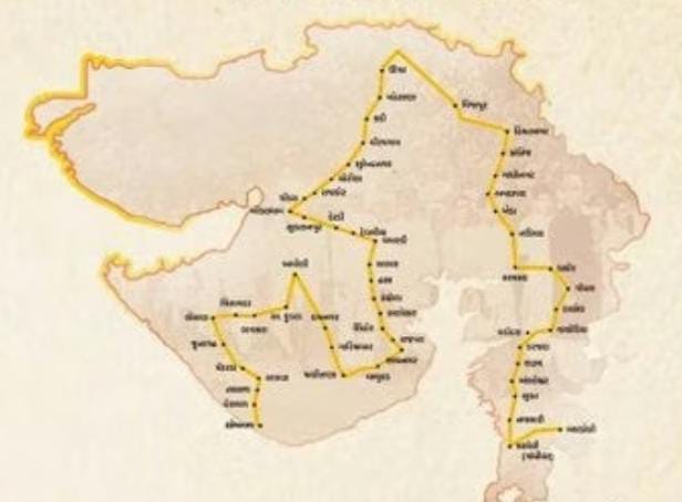 ગુજરાતમાં ઐતિહાસિક 1800 કિમીની “સરદાર સન્માન યાત્રા”નું આયોજન 