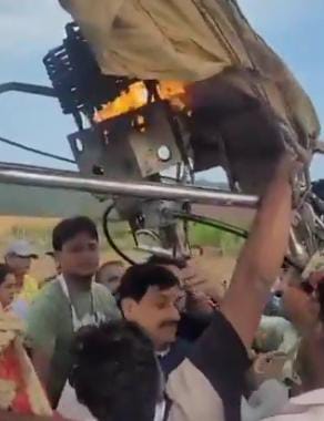 મધ્ય પ્રદેશના મુખ્યમંત્રી મોહન યાદવ સાથે એક મોટી દુર્ઘટના ટળી : હોટ એર બલૂનમાં લાગી આગ 