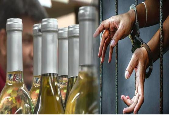 દારૂના કટિંગ સમયે જ પોલીસની રેડ ઘરમાંથી 2.62 લાખનો દારૂ જપ્ત