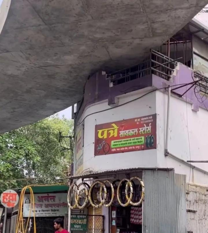 મંત્રી નીતિન ગડકરીના હોમ ટાઉનમાં નવો બંધાતો ફલાયઓવર બ્રિજ ચર્ચાનો વિષય