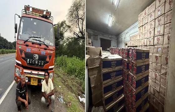 એલસીબી સ્ટાફે ચેક કરતા ગાડીમાં મોટા જથ્થામાં દારૂ મળ્યો 