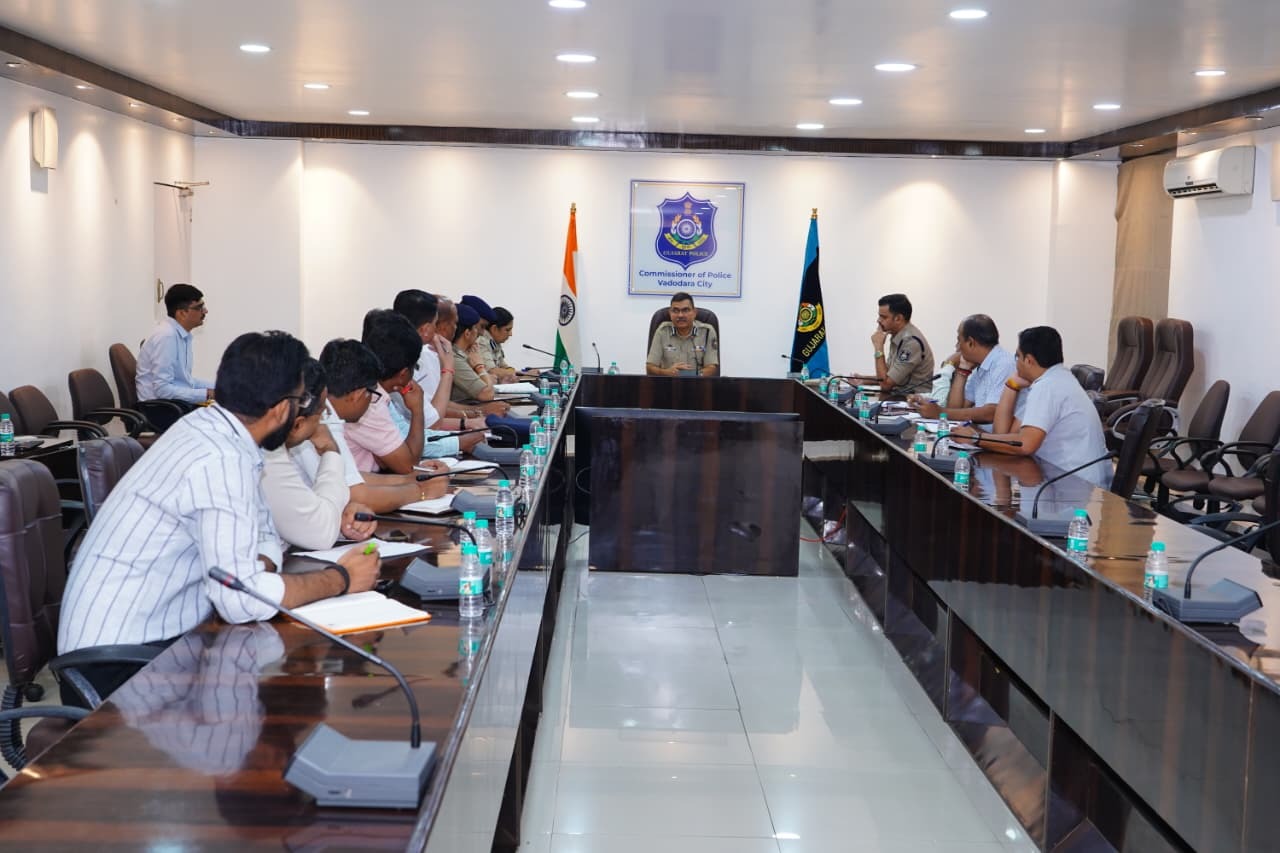 નવરાત્રી મહોત્સવને ધ્યાનમાં રાખીને શહેર પોલીસ કમિશનર દ્વારા ઇન્ટર એજન્સી મિટીંગનું આયોજન 