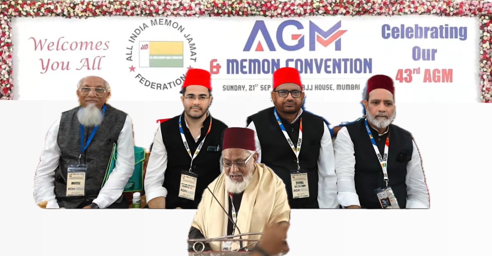 ઓલ ઇન્ડિયા મેમન જમાત ફેડરેશનનું ૪૩ નું અધિવેશન મુંબઈ હજ હાઉસ ખાતે યોજાયું 