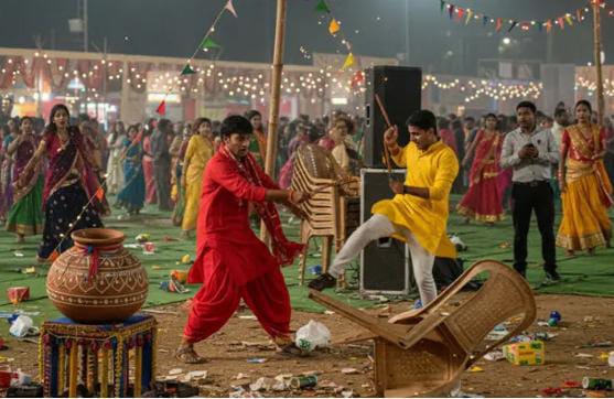 ગરબામાં ટિકિટ વિના પ્રયાસ કરી રહેલા લોકોને રોકતા આયોજક, સુરક્ષાકર્મીઓ પર હુમલો