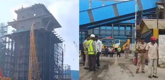 નિપ્પોન સ્ટીલ કંપનીના પ્લાન્ટમાં ક્રેન તૂટી પડતાં કામદારનું ઘટનામાં મૃત્યુ