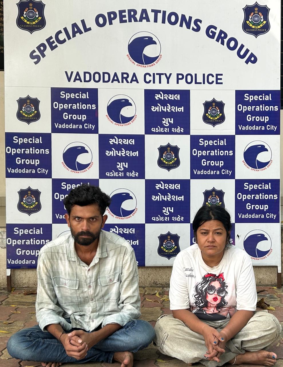 એમડી ડ્રગ્સનું વેચાણ કરતી મહિલા અને એક યુવકને પોલીસે ઝડપી પાડયા છે.