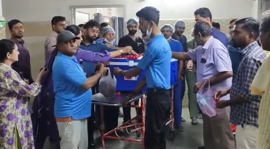 બ્રેઇનડેડ દર્દીના અંગદાન થકી પાંચ લોકોને જીવનદાન મળશે 