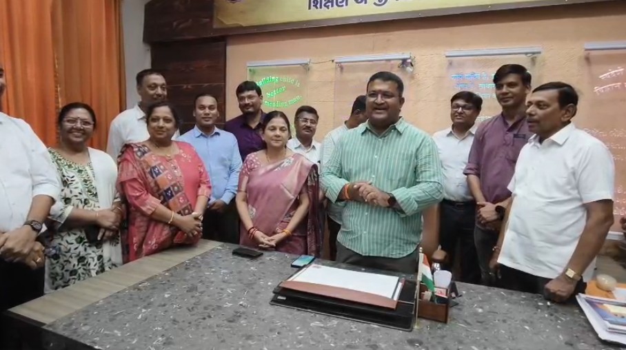 નગર પ્રાથમિક શિક્ષણ સમિતિના નવા પ્રમુખ તરીકે આદિત્ય પટેલના નામની જાહેરાત