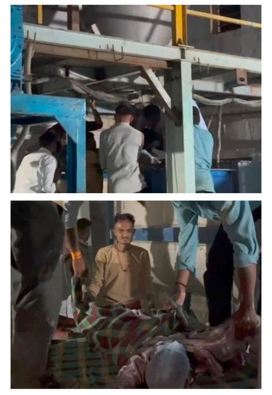 કાલોલ GIDCમાં આવેલી કંપનીમાં મશીનમાં ફસાઈ જતાં કામદાર નું મૃત્યુ 