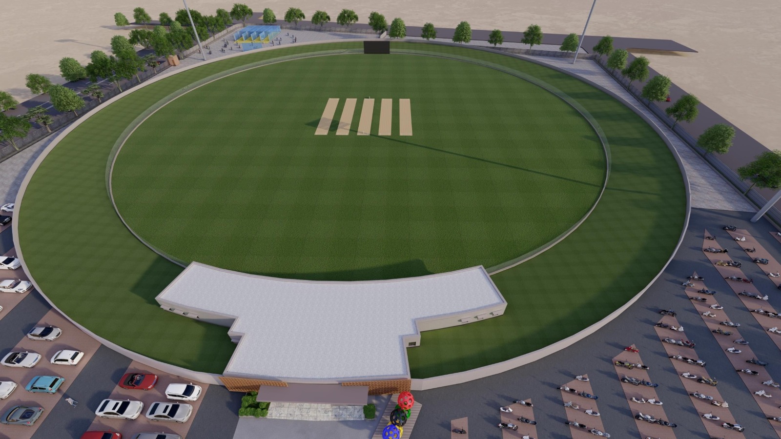 ગોત્રીમાં 41 હજાર ચો.મી વિસ્તારમાં નવું ક્રિકેટ મેદાન તૈયાર કરાશે.