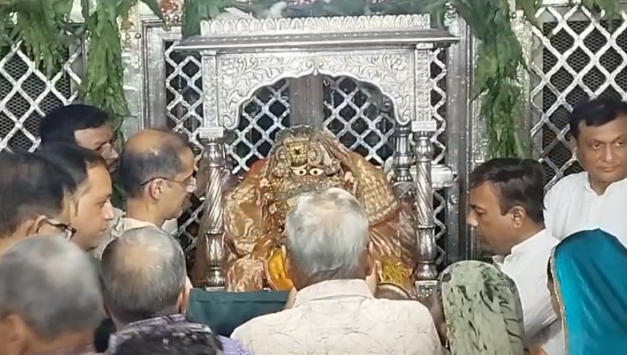 ભગવાન નરસિંહજીનો 288 મો વરઘોડોને લઈ આજે ભગવાન નરસિંહજીની ચાંદલા વિધિ કરવામાં આવી.