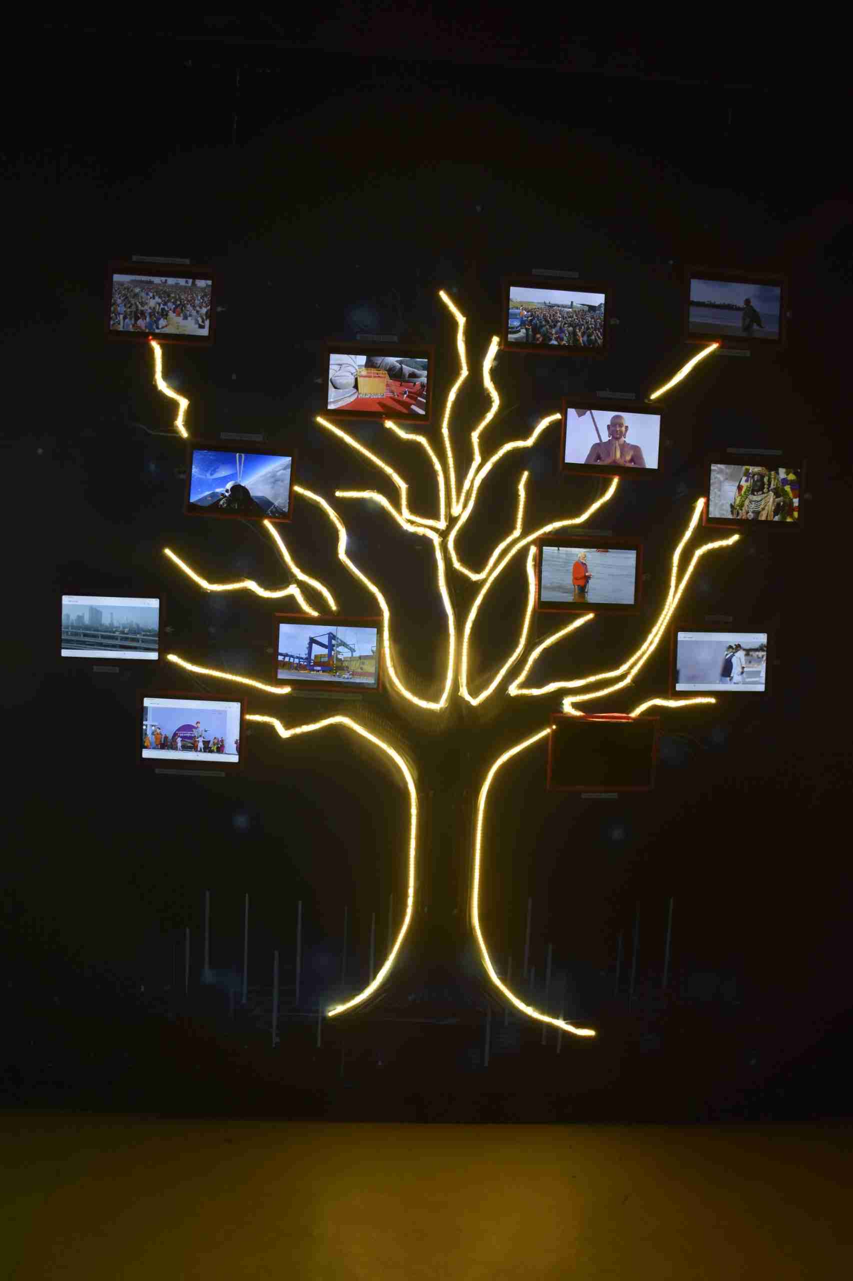 એકતા નગરના પ્રકાશ પર્વમાં વડાપ્રધાન નરેન્દ્ર મોદીના નેતૃત્વમાં વિકસિત ભારતનું પ્રતિક ગ્રીન ટ્રી બન્યું આકર્ષણનું કેન્દ્ર