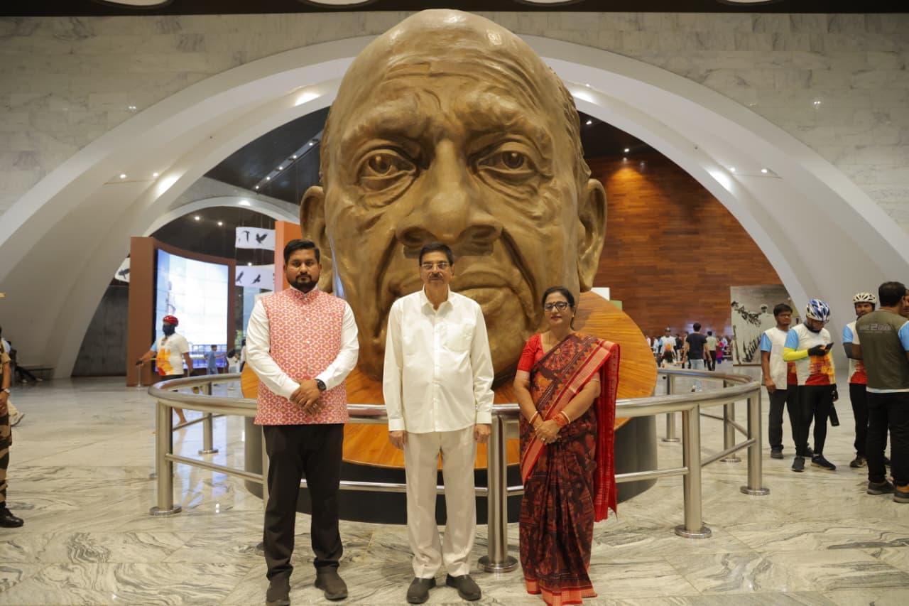 ઓડિશાના માનનીય રાજ્યપાલ ડો. હરિ બાબુ કંભમપતિએ વિશ્વની સૌથી વિરાટમય પ્રતિમા સ્ટેચ્યુ ઓફ યુનિટીની મુલાકાત લીધી