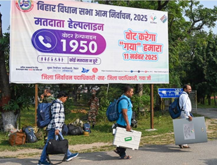 બીજા તબક્કામાં 122 બેઠકનું મતદાન શરૂ સવારે 9 વાગ્યા સુધીમાં 14.55% મતદાન