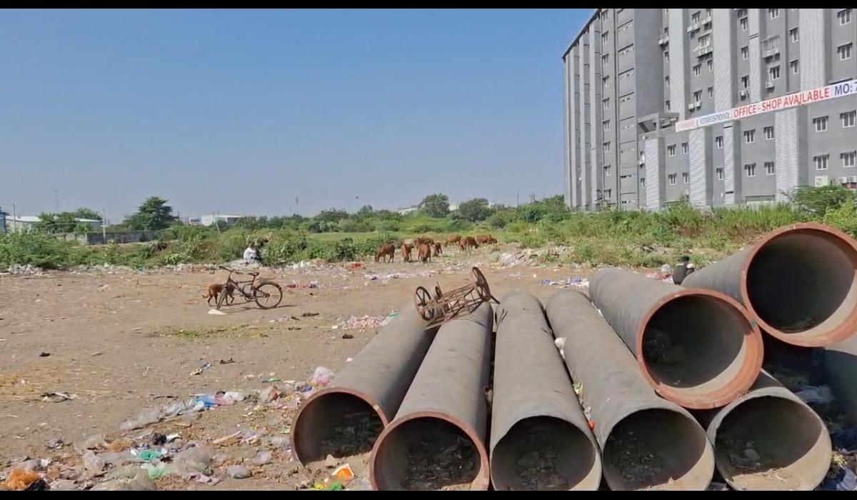 સોમા તળાવ ચાર રસ્તા પાસે વિવાદિત જગ્યામાં બુસ્ટર પંપ લગાવવાનું કૌભાંડ