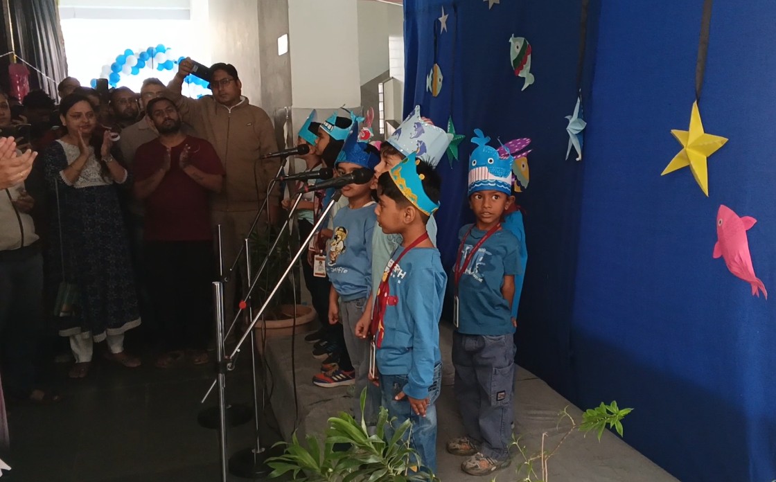 અંબે સ્કૂલ દ્વારા પ્રાથમિક પ્રોજેક્ટ લાઇફ અંડર ધ સી સફળતાપૂર્વક યોજવામાં આવી