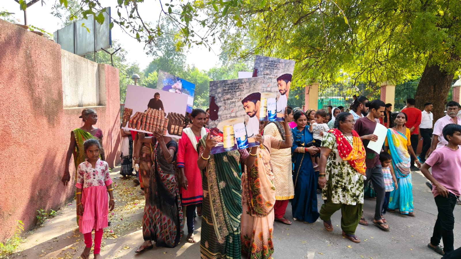 સમા -સંજયનગર, જવાહરનગરના રહિશોનો મોરચો નિષ્ફળ: ખાતું જાતે જ બુટલેગરોના સપોર્ટમાં ?